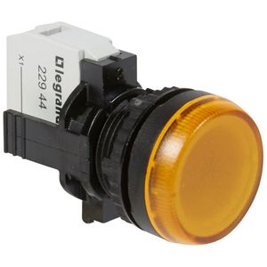 PILOTO LUMINOSO AMARILLO LED 230VAC Ø22MM OSMOZ