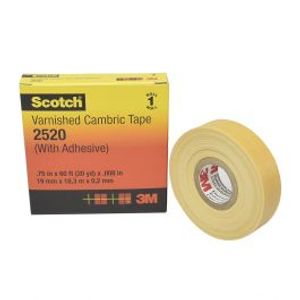 CINTA CAMBRIC 2520 3/4X18M CON ADHESIVO
