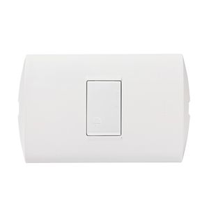 PULSADOR TIMBRE NA 10A 127-250VAC MODUS STYLE BLANCO