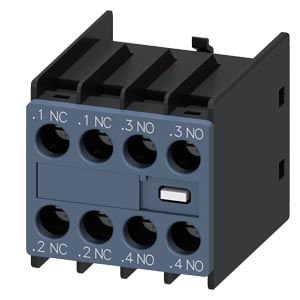 BLOCK AUXILIAR PARA CONTACTOR S0-S3, 2NA + 2 NC