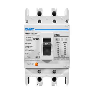 INTERRUPTOR TERMOMAGNETICO NM1-63H 50A 3X50A 42/35KA EN 220/380-415V