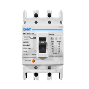 INTERRUPTOR TERMOMAGNETICO NM1-63H 63A 3X63A 42/35KA EN 220/380-415V