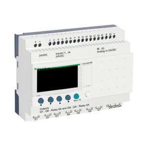 RELE PROGRAMABLE REGULAR 16E/10S 6E ANALOG 24VDC C/RELOJ