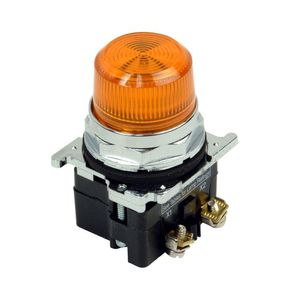 PILOTO LED AMBAR 30.5MM 120VAC - FULL VOLTAGE