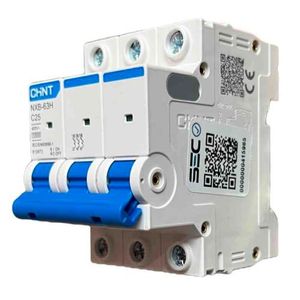 INTERRUPTOR TERMOMAGNETICO NXB-63H 3X25A 10KA/230VAC 6KA/400V CURVA C