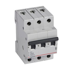 INTERRUPTOR TERMOMAGNETICO 3X63A, 10KA/230V 6KA/400V RX3 , CURVA C