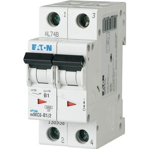 INTERRUPTOR RIEL DIN 2X40A,10KA/400V, 25KA /220V (MMCM-C40/2)