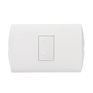 INTERRUPTOR DE 3 VIAS SIMPLE 10A 250V MODUS STYLE BLANCO