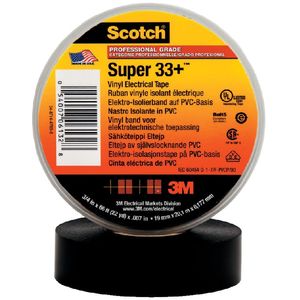 CINTA AISLANTE SCOTCH SUPER 33+ 19MM(3/4)X20M