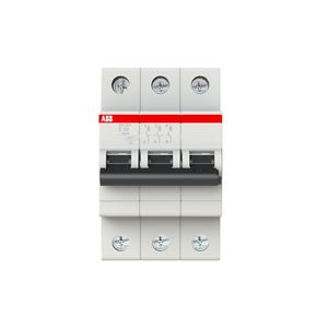 INTERRUPTOR TERMOMAGNÉTICO PARA RIEL-DIN SERIE SH200 TRIPOLAR (CURVA C), SH203-C50 IN=50 A ICU=6KA