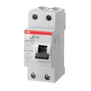 INTERRUPTOR DIFERENCIAL PARA RIEL-DINSERI E FH200-AC BIPOLAR, FH202 AC-40/0.03 60 HZ IN=40 A SENSIBILIDAD = 30 MA