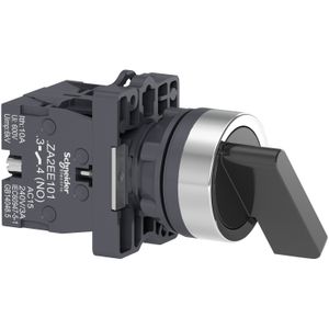 SELECTOR MANETA LARGA XA2 3POSICIONES FIJAS 2NA Ø22MM IP65 PLASTICO