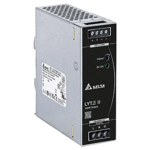 FUENTE DE ALIMENTACION REGULADA 100-240VAC - 24VDC, 10A, 240W MONOFASICA - DELTA