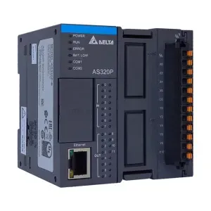 CONTROLADOR PLC SERIE AS300, TENSIÓN ENTRADA: 24VDC, 8DI, 12DO (PNP), RS-485, 2 PUERTOS ETHERNET - DELTA