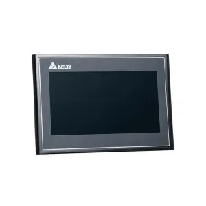 "PANTALLA HMI BÁSICA 7"" TFT LCD 24VDC, MEMORIA 256MB, BUZZER MULTITONO, COM1, COM2, 01 PUERTO ETHERNET, IP65/NEMA4X - DELTA"