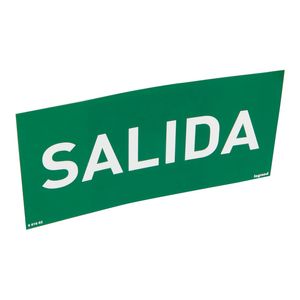 ETIQUETA DE SEÑALIZACIÓN ADHESIVA "SALIDA"