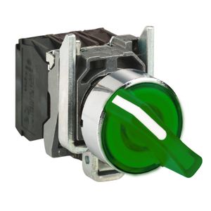 SELECTOR LUMINOSO C/LED PROTECTED 24VAC/VDC VERDE
