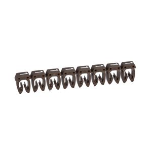 NUMERADORES CAB 3 PARA BORNES O CABLES-4 A 6MM2-NUMERO 1 CAF-CJ-40TR-TRX20UN