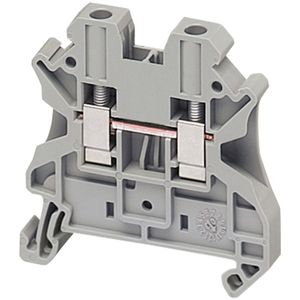 BORNERA UNIVERSAL 4MM2 GRIS TIPO TORNILLO