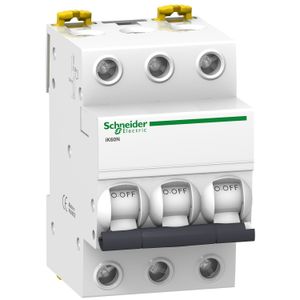 INTERRUPTOR TERMOMAGNETICO 3X40A, 10KA/220V ACTI 9 IK60N DOMAE CURVA C