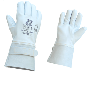 SOBRE GUANTES DE CUERO, PARA BT, CL 00 Y 0, TALLA 9
