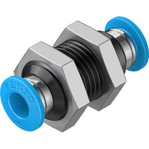 RACOR PASAMUROS TUBERIA OD 6MM QSS-6