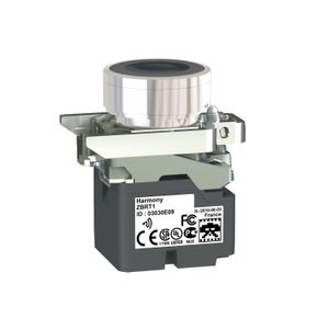 PULSADOR INALAMBRICO METALICO NEGRO(TRANSMISOR+PULSADOR CON RETORNO)