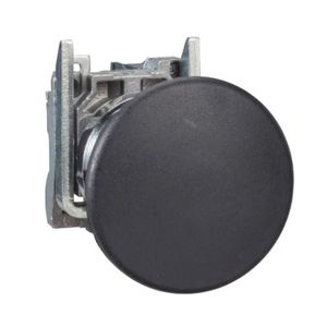 PULSADOR TIPO HONGO Ø2MM, NEGRO, RETORNO POR RESORTE, 1NA, IP65