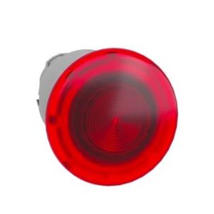 CABEZA LUMINOSA Ø 40MM PULSAR TIRAR Ø 22MM ROJO
