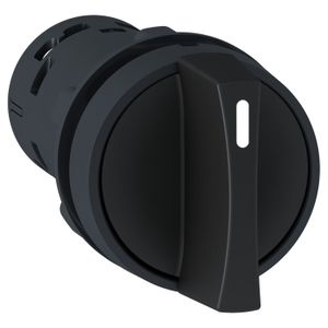 SELECTOR NO LUMINOSO MANIJA STANDAR NA+NC,2 POSICIONES FIJAS Ø 22 MM IP65