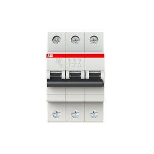 INTERRUPTOR TERMOMAGNETICO RIEL-DIN 3X63A SH203-C63 10/6KA 230/400VAC CURVA C