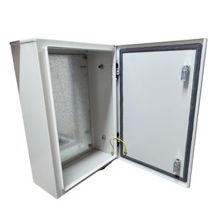 TABLERO ADOSADO DE 600X400X200MM, CON PLACA BASE   IP55 RAL 7036