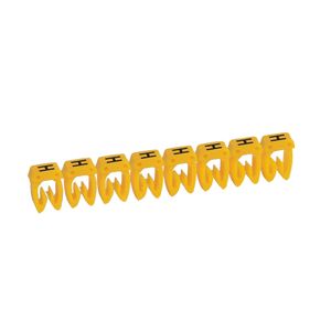 NUMERADORES CAB 3 PARA BORNES O CABLES-0-15 A 0-5 MM2 -LETRA H-CJ-12TR-TRX25UN