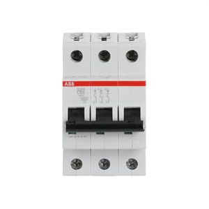 INTERRUPTOR TERMOMAGNETICO RIEL-DIN 3X50A S203-C50 20/10KA 230/400VAC CURVA C