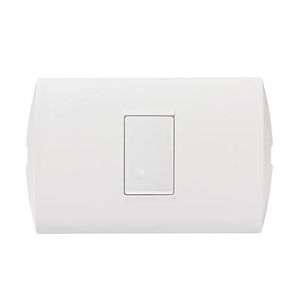 INTERRUPTOR UNIPOLAR SIMPLE 10A 250V MODUS STYLE BLANCO