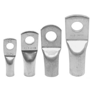 TERMINAL COMPRESION DE CU DE 1 HUECO 6AWG DIAM. 1/2 B.T CAÑON STÁNDAR