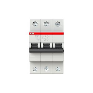 INTERRUPTOR TERMOMAGNETICO RIEL-DIN 3X25A SH203-C25 10/6KA 230/400VAC CURVA C