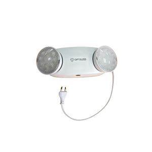 LUMINARIA EMERGENCIA 2X3W 85-265V 50/60HZ ABS+PC 260LM 3HRS
