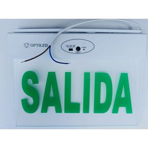 LUMINARIA EMERGENCIA 3W 85-265V 50/60HZ PP 120LM 3HRS SALIDA