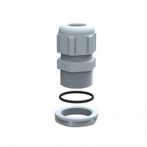 PRENSAESTOPA DE PVC GRIS PG9 PARA CABLE - IP68  - INC. TUERCA