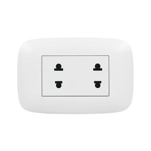 TOMACORRIENTE UNIVERSAL DOBLE 16A-250V DOMINO SENCIA