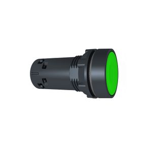 PULSADOR RASANTE NO LUMINOSOS VERDE HARMONY Ø 22MM MARCHA NA IP65
