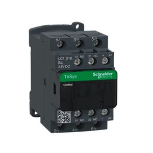CONTACTOR TESYS 18A 1NA+1NC 5.5/12HP 220/440VAC BOB. BAJO CONSUMO 24VDC