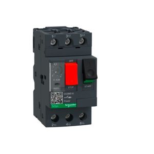 GUARDAMOTOR TERMOMAGNETICO 3Ø REGULABLE, 4-6.3A ID=78A, TESYS - GV2ME10