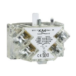 BLOQUE DE CONTACTO P/BOTONERA TIPO K 30MM 1NC/NA
