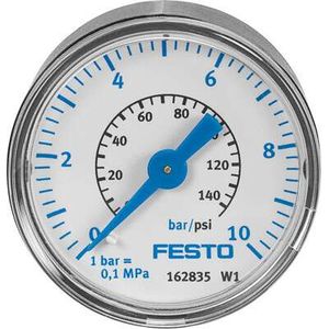 "MANOMETRO TAMAÑO 40, 10 BAR, ROSCA 1/8"" MA-40-10-1/8-EN"