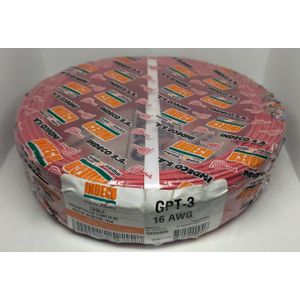 CABLE ENERGIA GPT-3 16AWG 300V 75°C CL.5 ROJO - 100 MTRS
