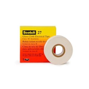CINTA FIBRA D/VIDRIO C/ADHESIVO SCOTCH 27 3/4X20M CLASE B