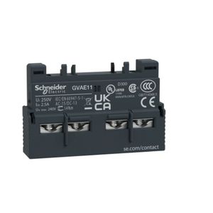 ACCES. CONTACTO AUXILIAR INSTANTANEO FRONTAL TESYS 1NA + 1NC, PARA GV2