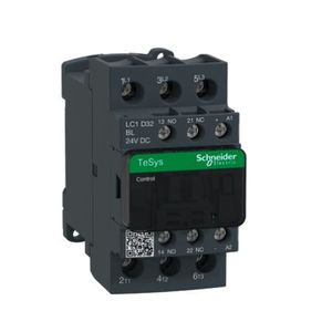 CONTACTOR TESYS 32A 1NA+1NC 10/20HP 220/440VAC BOB. BAJO CONSUMO 24VDC